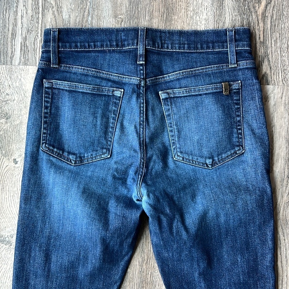 Joes Jeans Blue Dark Wash High Rise Skinny Cotton Jeans Size 29 - Picture 10 of 12